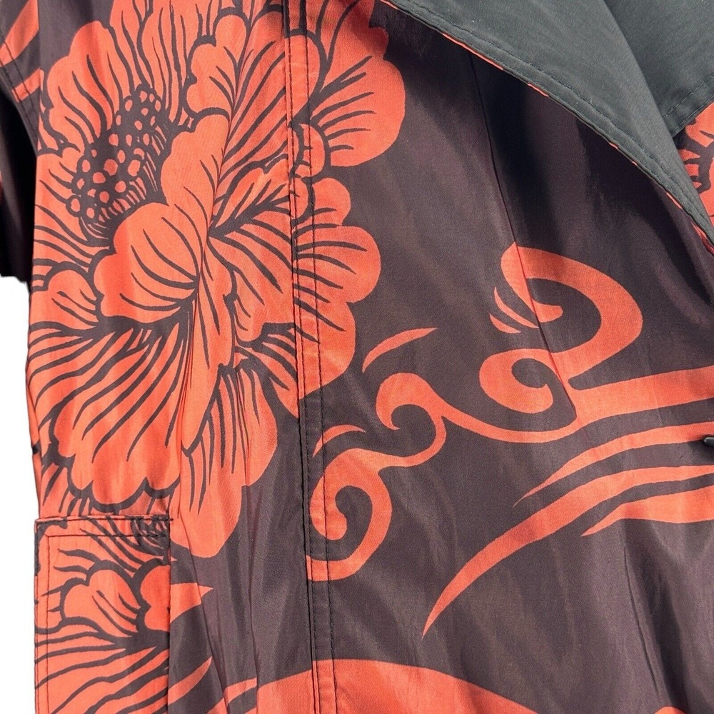 Mycra PAC Now Oversized JACKET Women Reversible Floral Pocket Travel Rain 0P NEW - Picture 4 of 15